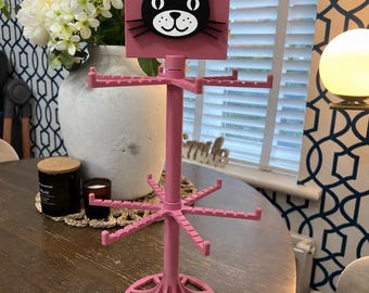 Limited Edition Dusky Pink JellyCat Style Keychain Display Stand