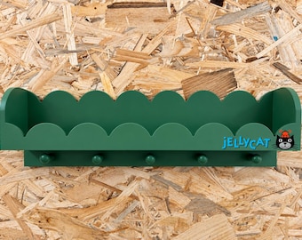 Green Jellycat Style Wall Display Shelf