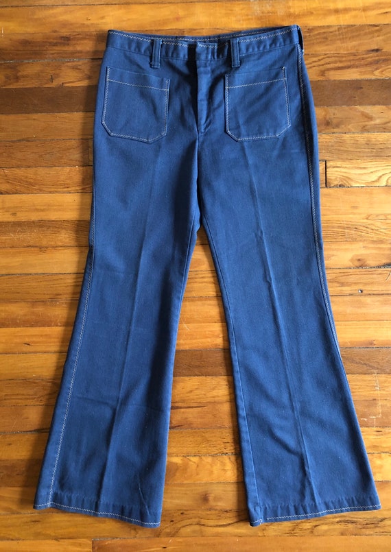 Vintage 1970s Denim Bell Bottom Jeans