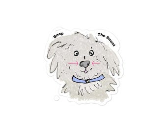 Pegatina de perro rescatador Boop the Snoot