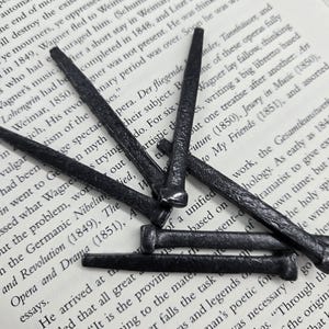 Lot of 2 iron coffin nails Wicca Witchcraft