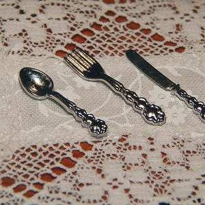 Dollhouse,miniature.Cutlery set