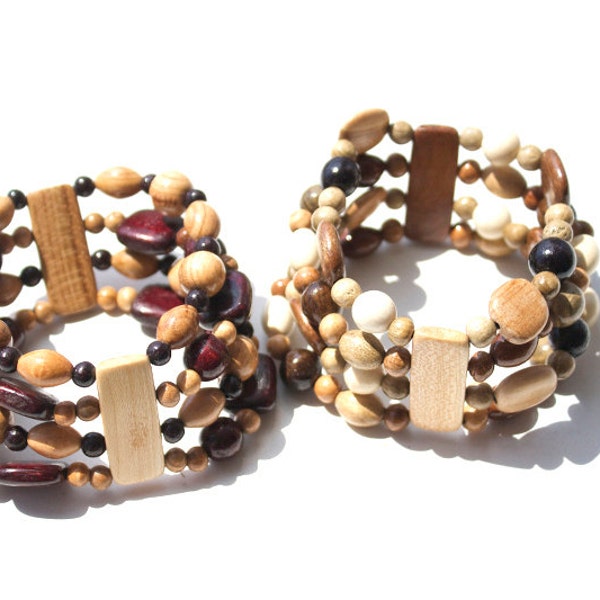 Bracelet Fence. Handmade wooden jewelry. Organic exclusive Accessories.