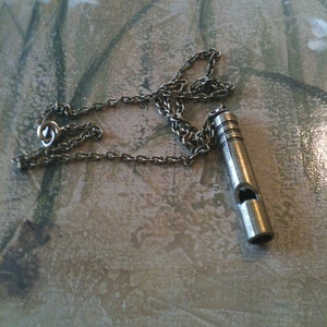 Whistle Necklace Jewelry Vintage Inspired Brass Whistle Necklace Jewelry