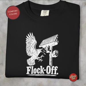 Flock Off Raven-tröja, Libertarian F-CAW-F-tröja, Rolig kråka-tröja