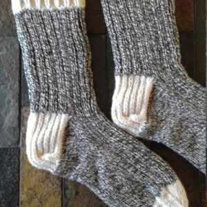 Custom Made Traditional wool work socks. Sock Monkey Style. Men's and Women's Sizes image 2