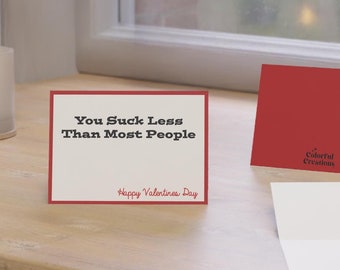 Greeting Cards, Funny Valentine's Day Card, Offensive Love Card, Adult Humor Anniversary Card, Rude Relationship Card, Inappropriate