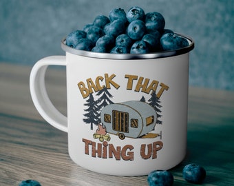 Vanlife RV Camp Mug, Funny Camper Travel Cup, 12oz Stainless Steel