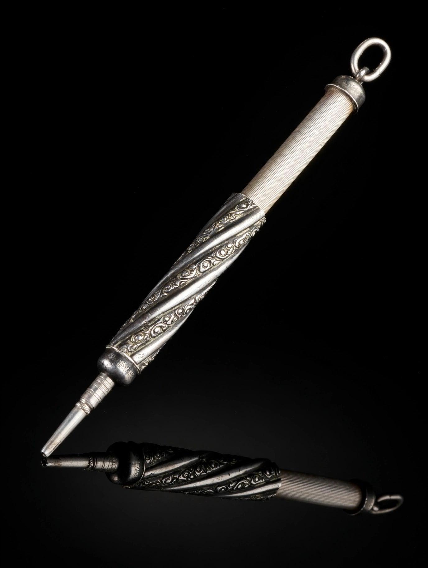 Victorian Silver Propelling Pencil - Etsy