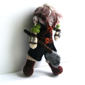 Dwalin Crochet Doll, Dwarf, Handmade, Tolkien The Hobbit image 2