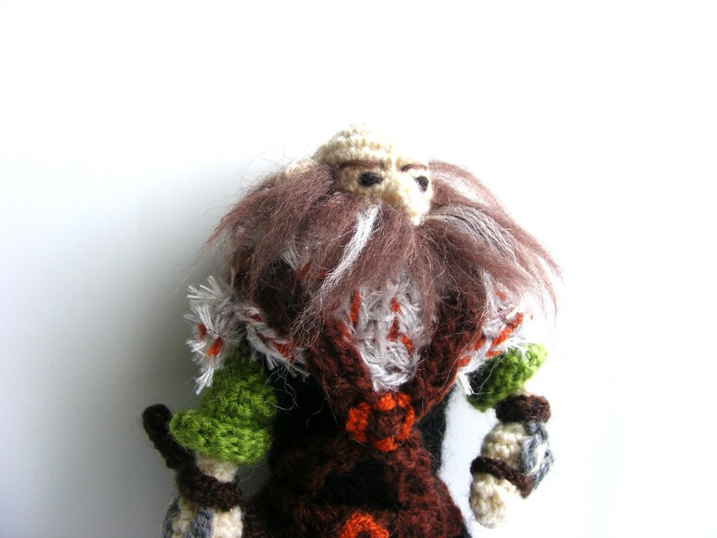 Dwalin Crochet Doll, Dwarf, Handmade, Tolkien The Hobbit image 3