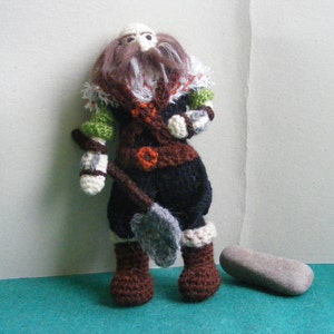 Dwalin Crochet Doll, Dwarf, Handmade, Tolkien The Hobbit image 5