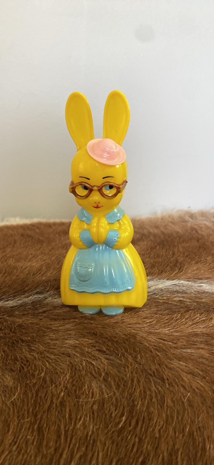 Vintage Knickerbocker Plastic Bunny - Etsy