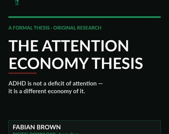 Tesis sobre la economía de la atención / Atención basada en intereses en el TDAH (Descarga digital)