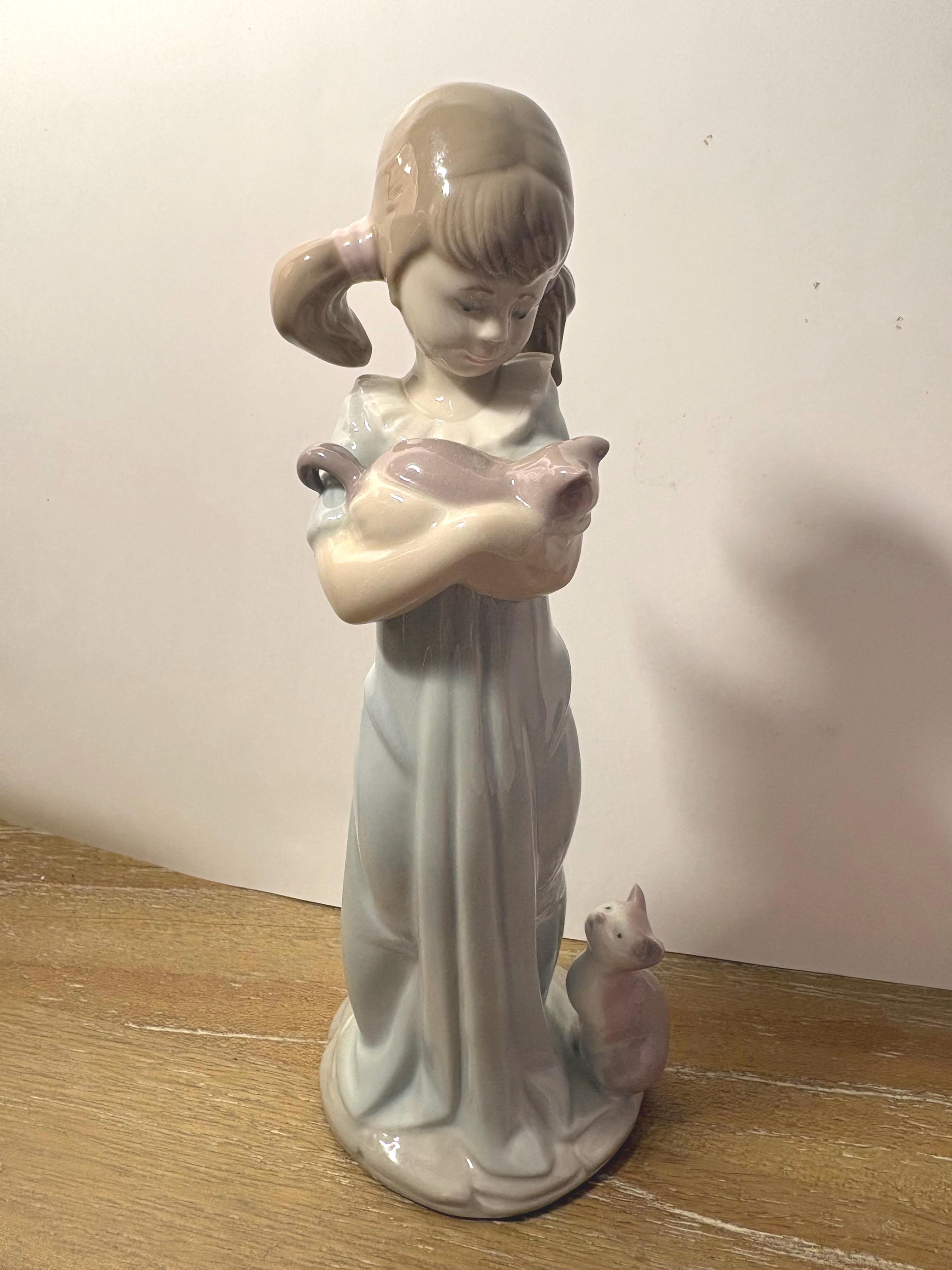Lladro girl kittens - Etsy 日本