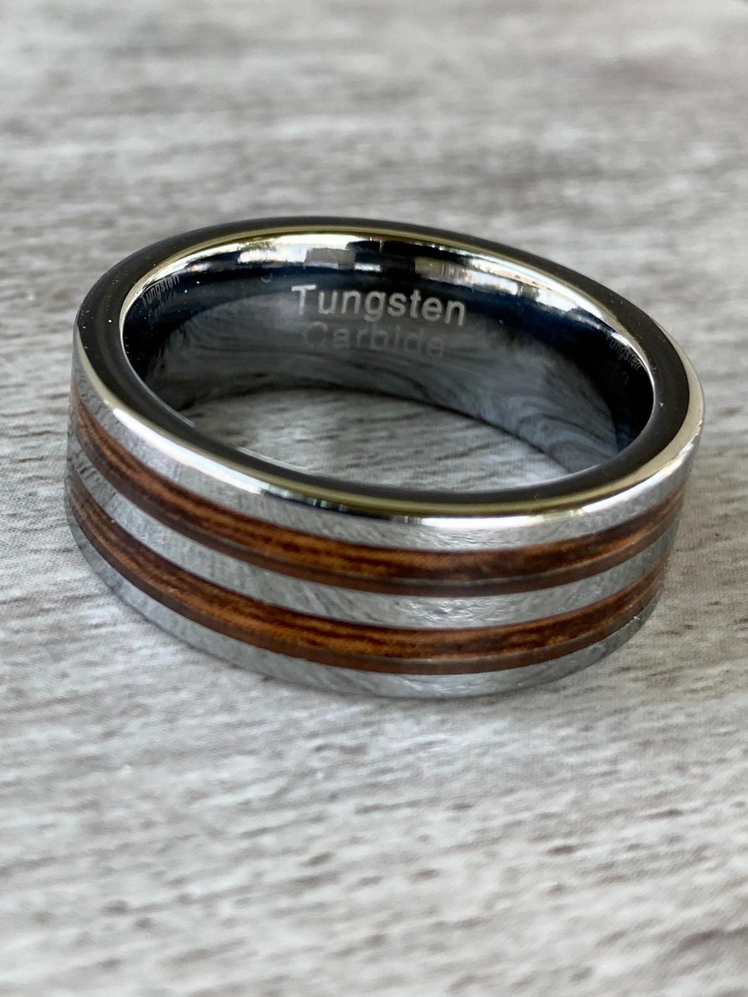 Anillos Giratorios De Ansiedad Para Mujeres Y Hombres, Anillos De Cadena Giratoria De Acero Inoxidable, Anillos Punk, Góticos, Para Aliviar El Estrés, Joyería De Banda (7, Negro Y Plateado