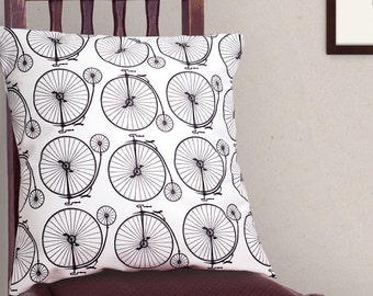 Penny Farthing Cushion