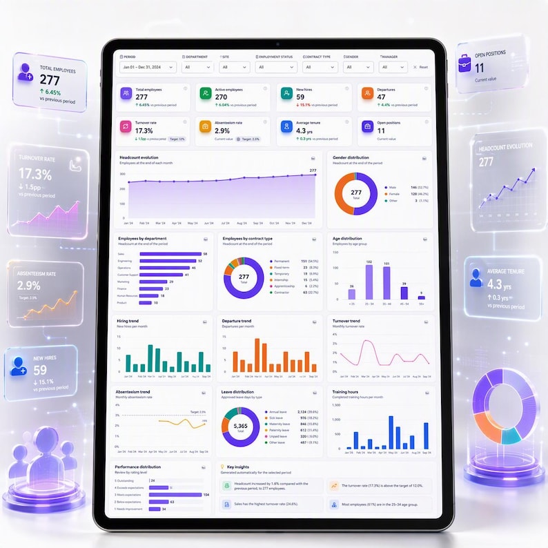 Multi-language HR Web App, Self-hosted Human Resources Dashboard ...