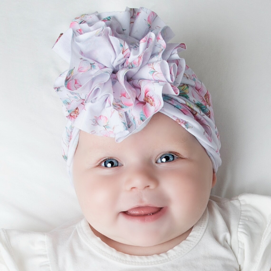 Baby Turban Hat Baby Girl Turban FLOWER Baby TURBAN Baby Etsy