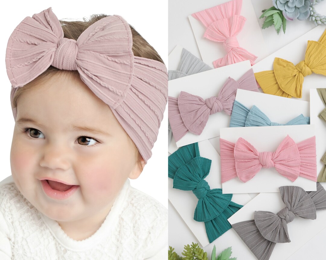 Nylon Baby Headbands One Size Fits All Nylon Headbands Top Etsy
