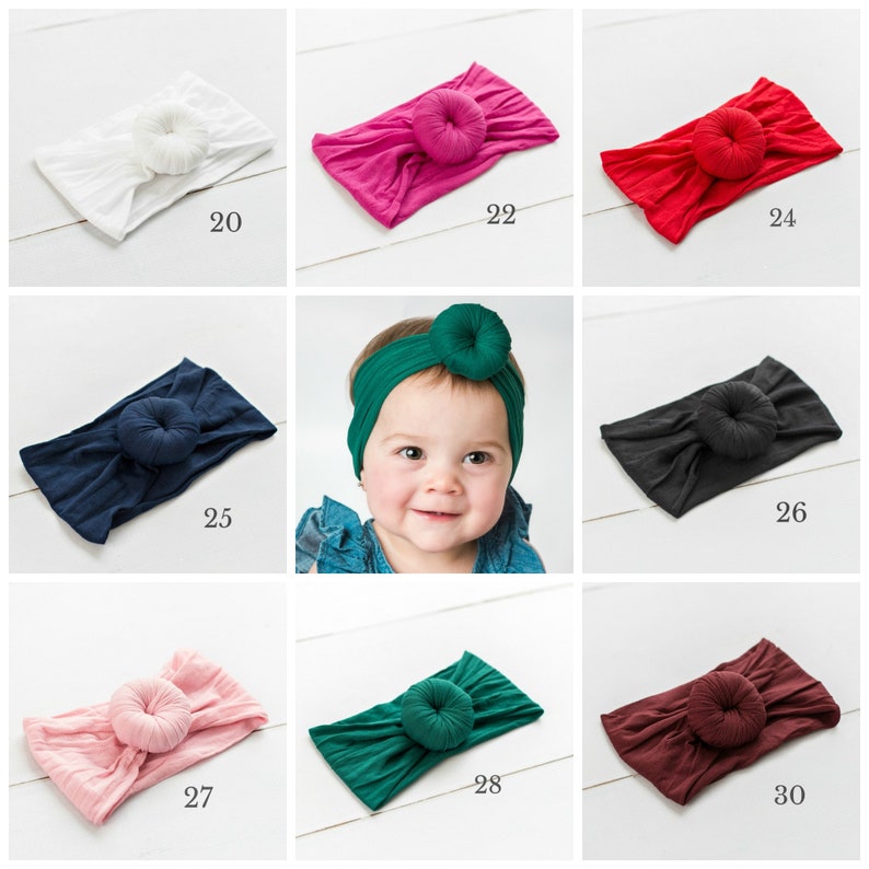 Baby headbands Baby Turban Headband Nylon baby Head wrap Etsy