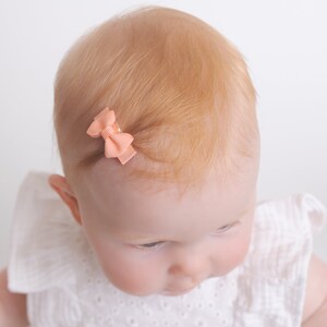 PICK 5 Baby Toddler Snap Clip, Baby Bows, Mini Bow Hair Clips, Baby Hair Bows Clip, Snap Hair Clips, Baby Hair Clips, Baby Shower Gift, TUXB image 7