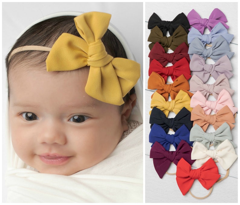 nylon headbands baby girl