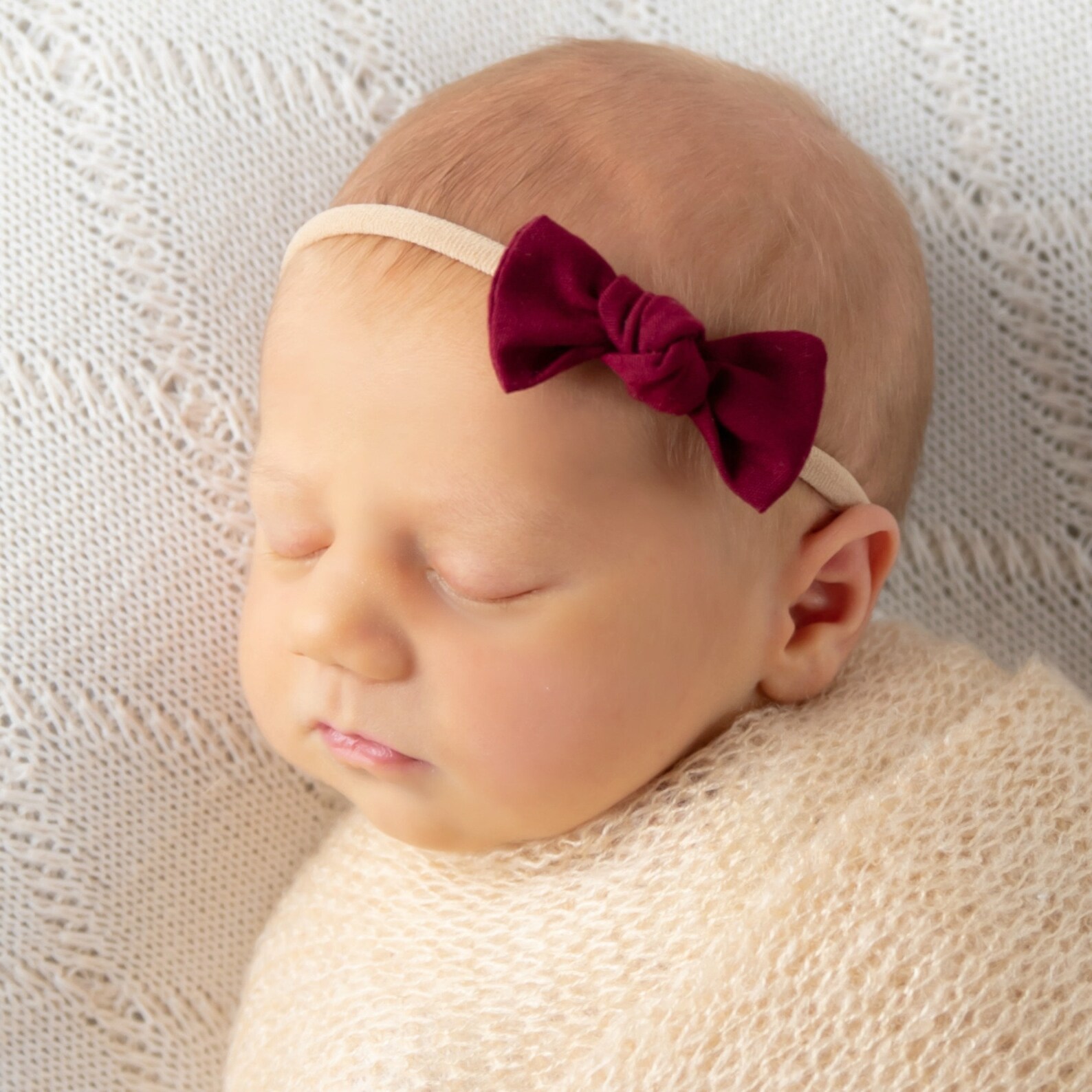 Nylon Baby Headband Newborn Headband Baby Girl Bows Baby Etsy