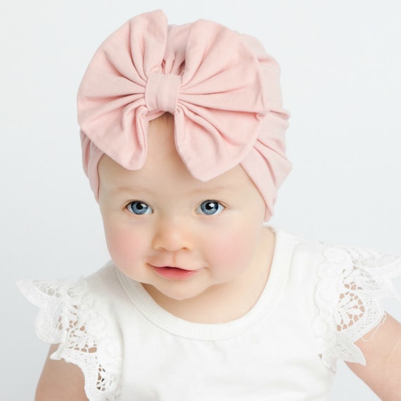 Baby Headband, Baby Girl Bows, Toddler Hair Bows, Nylon Girls Head Wraps,  Newborn Bows, Baby Girl Turban Headband, DUO Flower Headbands, 