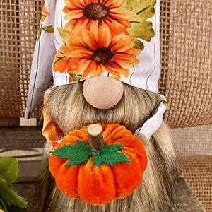 Fall Gnome, Autumn Gnome, Pumpkin Gnome, Tomte, Nisse, Plaid Gnome ...