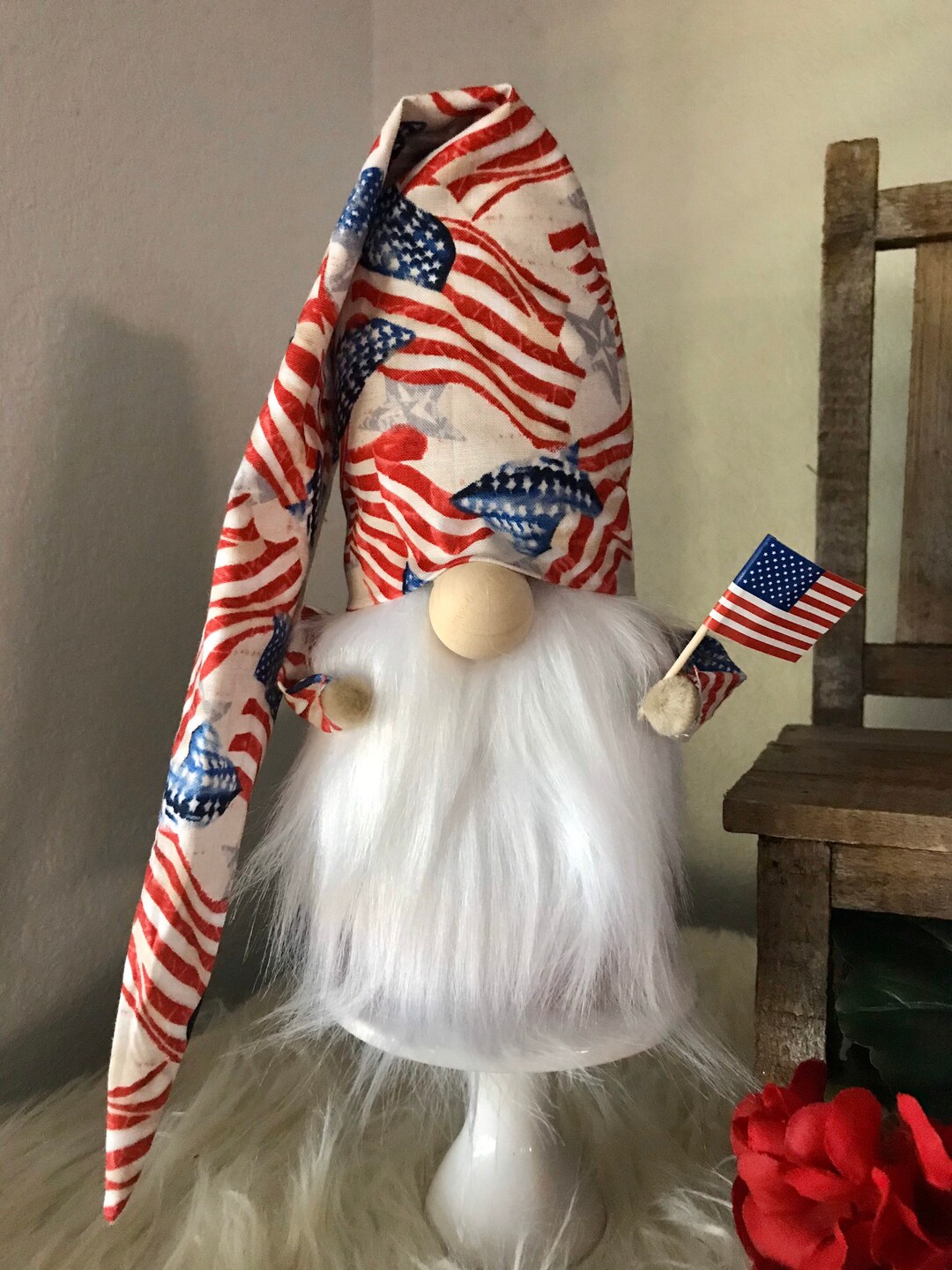 American Gnome 4th of July Gnome Tomte Nisse Scandinavian - Etsy