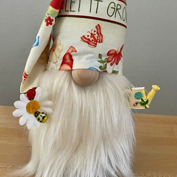 Spring gnome, tiered tray deco, tomte, nisse, Scandinavian gnome, home decor, gnomes, gift, present, friendship gift, Daisy