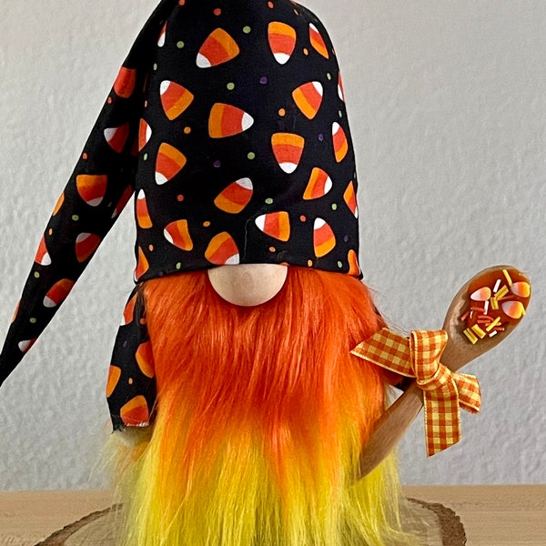 Fall gnome, autumn gnome, candy gnome, tomte, nisse, plaid gnome, gnomes, halloween gnome, candy corn, tiered tray decoration, holiday dec