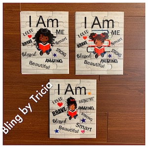 Affirmations Puzzle, Custom Jigsaw Puzzle,Sublimatiion Puzzle,  Personalized Jigsaw Puzzle, Kids Puzzle, 12 Piece Puzzle, Christmas Puzzle