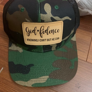 Personalized Leather Patch, Custom Patch, Engraved Leather Patch for Hats, Worship Hat, Christian Hat, Jeremiah 2911, Bling by Tricia