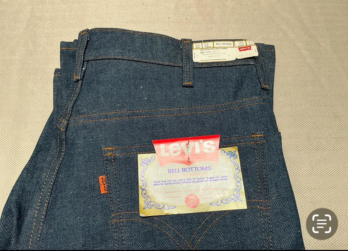 Levis 646 Orange Tab - Etsy