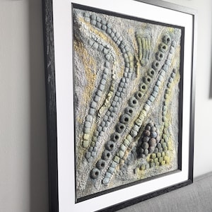 Wool Wall Art, Abstract Wall Art,  Wool Painting,Felted Tapestry,  Felt Wall Painting Decor, Home Decor, Art Gift