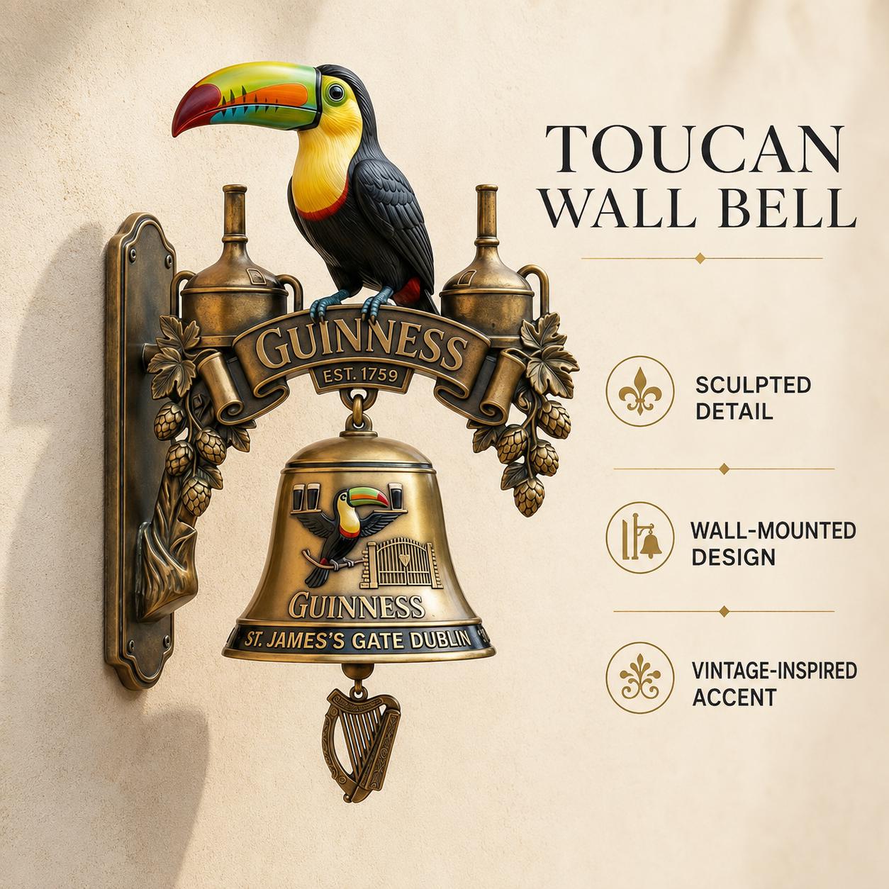 Guinness Toucan Metal Sign - Etsy