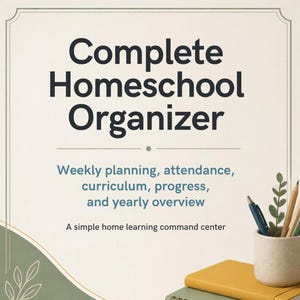 Homeschool Planner: Monthly Overview, Progress Notes, Project-Based Learning