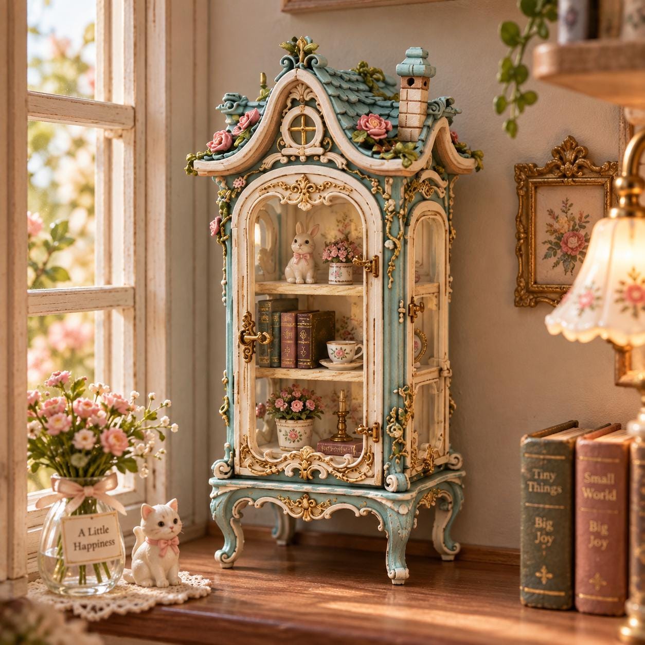 Rococo Display Cabinet - Etsy