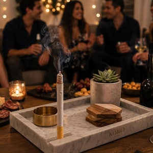 Cigarette Incense Sticks, Sandalwood Sample Pack With Slim/Micro Natural Indian Aromatherapy