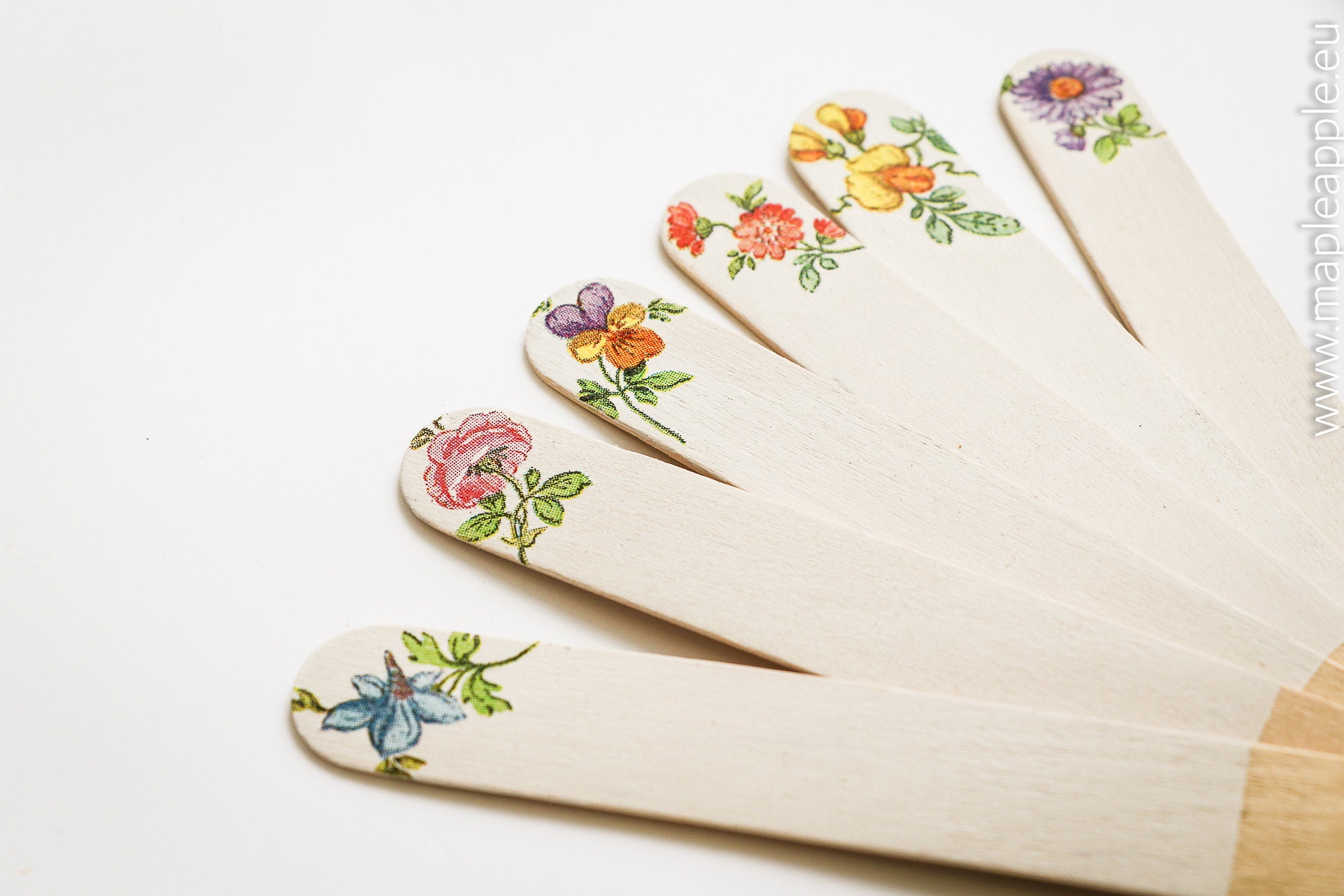 Marcadores de jardín floral conjunto de etiquetas de jardín | Etsy