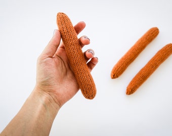 Würstchen-Spielspielzeug für Spielküche - aktives Einkaufs-Spiel Strickfutter – Wiener Würstchen Duktig-Küche – Hotdog-Stand-Spielzeug