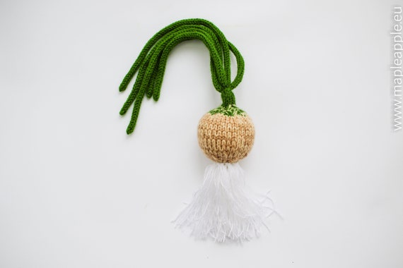 Knitted onion toy educational Waldorf pretend play | Etsy