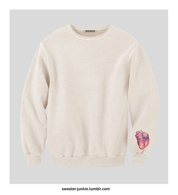 heart on your sleeve sweatshirt