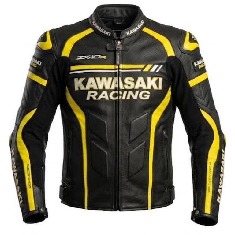 Kawasaki Jacket Black Yellow - Etsy