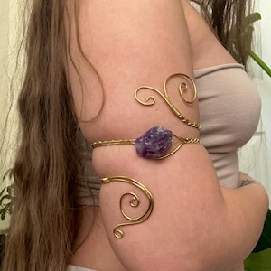 Gold arm cuff | Dainty arm cuff | whimsical gold arm cuff | silver arm cuff