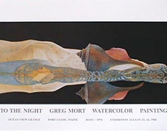 Poster Wall Art Decor Limited Edition signed Fine Art Poster by Greg Mort Greg Mort INTO THE NIGHT limited editions Signed by the artist.