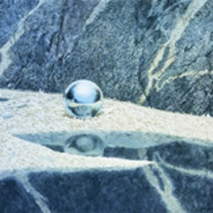 Blue Orb  Limited Edition Signed Lithograph Image size 8.5 X 14 Paper size 14 X 18 Greg Mort
