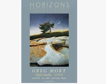 Poster Wall Art Decor Limited Edition signed Fine Art Poster by Greg Mort HORIZONS